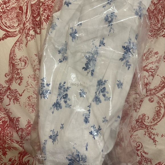 NWT Reformation Amorette Linen Mini Dress - Picture 5 of 6